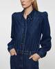 7 For All Mankind Jumpsuit Tailored Go Getter Mid Blue Denim XS