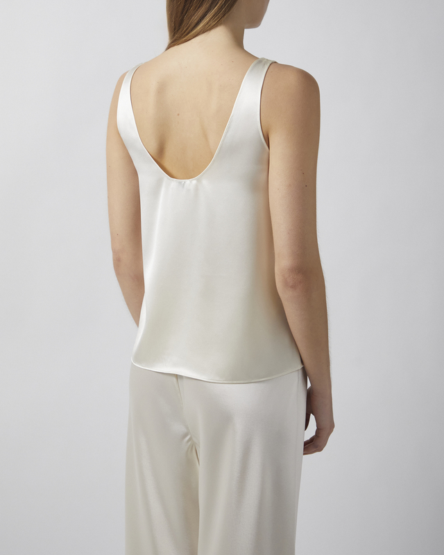 Almada Top Romy Satin Vanilla XS