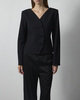 Dagmar Smokingjakke Curved Front Black 42