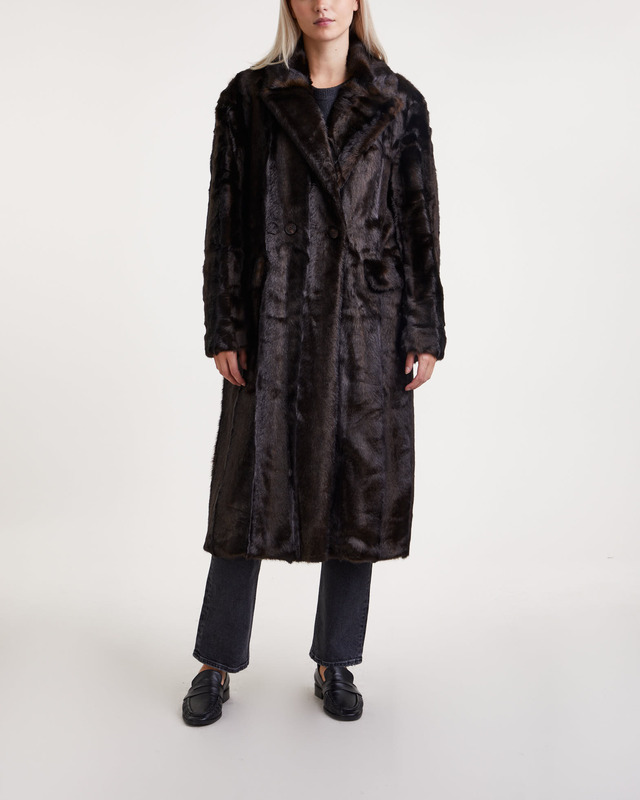 By Malina Jacka Elaina Faux Fur Cappuccino  XS