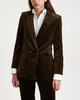 Zadig & Voltaire Kavaj Visko Velvet Khaki 40