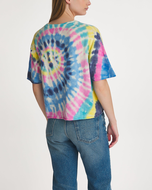 Kujten Topp Cropped Sunny Cashmere Multicolor XS-S