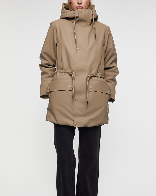 Rains Jacket Nome String W Parka W3T3 Beige S