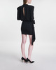 Magda Butrym Dress Long Sleeve Mini  Black FR 38 (EUR 36)