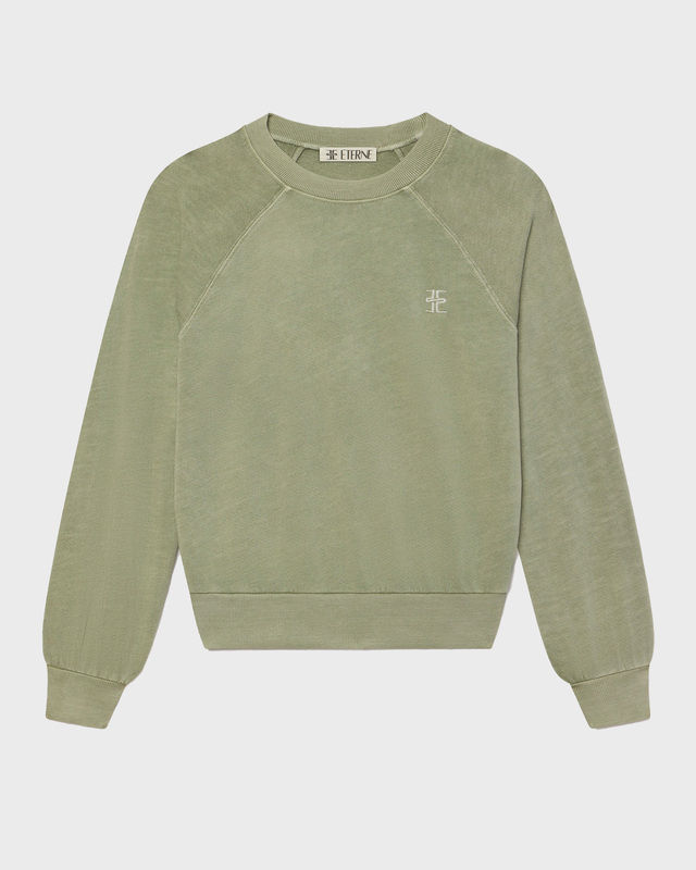 Éterne Sweatshirt Shrunken Raglan  Sage XS