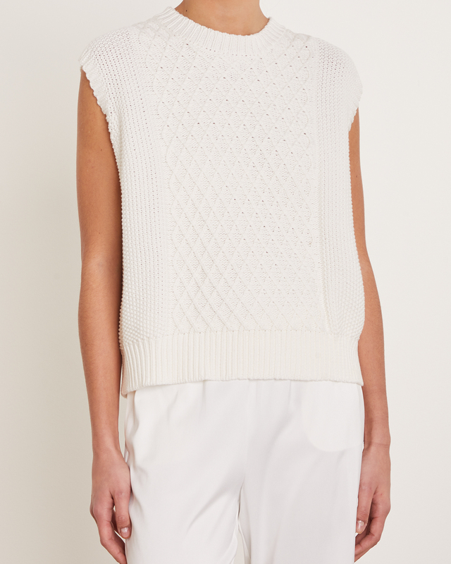 Wakakuu Icons Väst Knitted Vit L