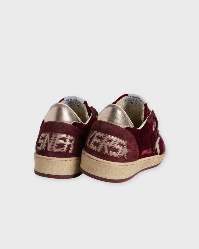 Golden Goose Deluxe Brand Sneakers Ballstar Velver Suede Ruby  EUR 41
