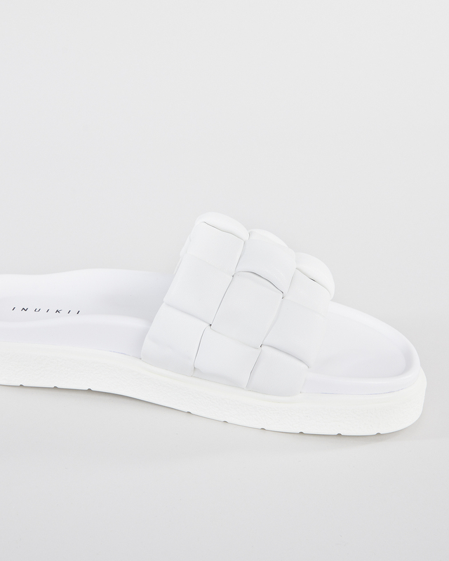Inuikii Sandal Braided leather slipper Vit EUR 37