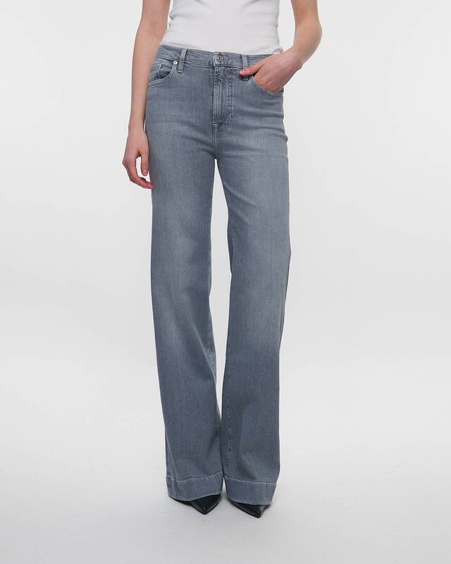 7 For All Mankind Jeans Modern Dojo Closing Act Light Grey  Ljusgrå 29