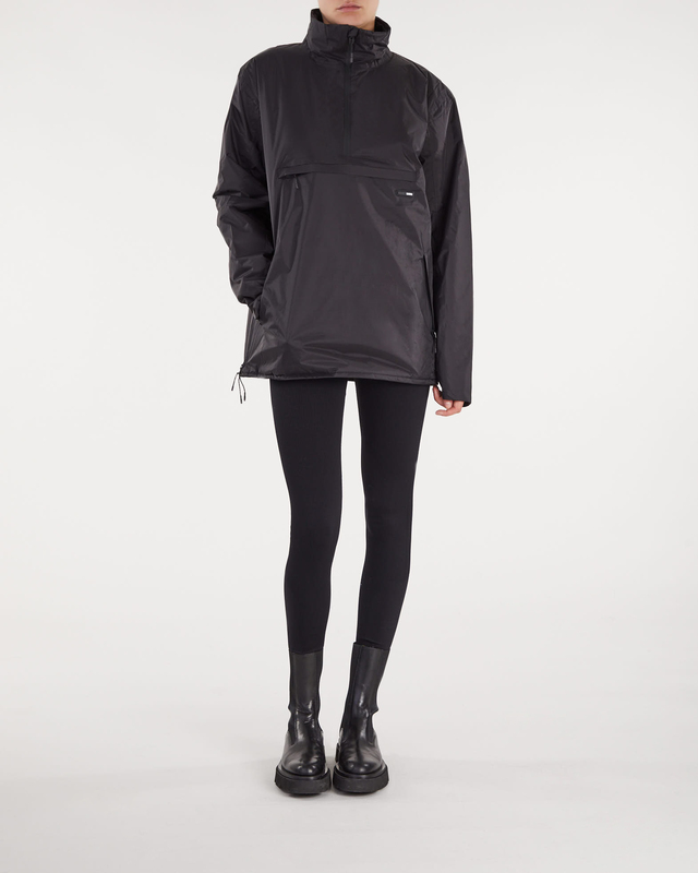 Rains Jacket Padded Nylon Anorak Black XS