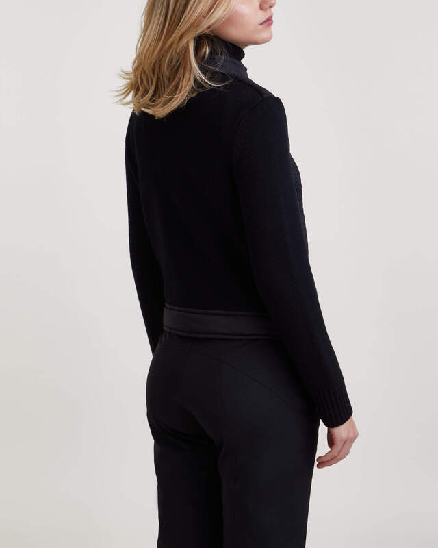 Moncler Grenoble Cardigan Tricot Wool Zip-Up Black M