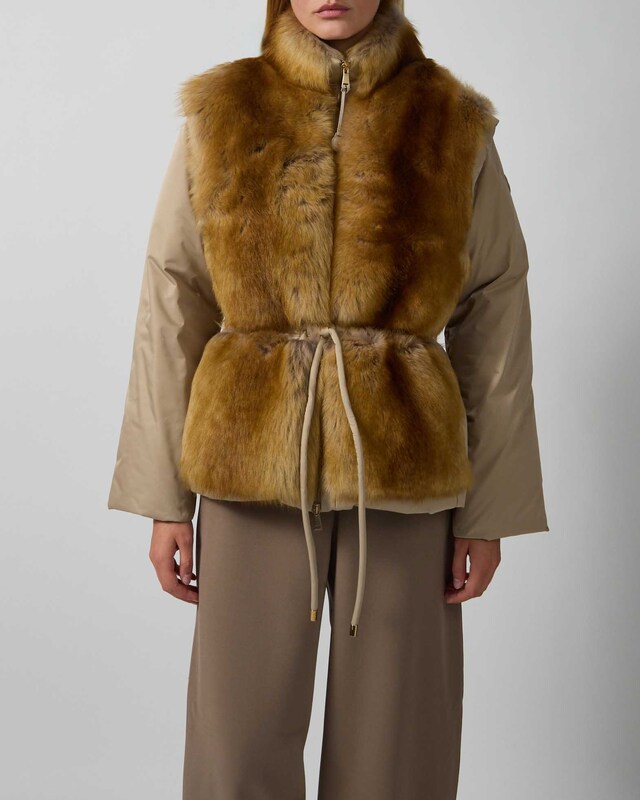 Moncler Jakke Blaireau Brown MONCLER 1 (S)