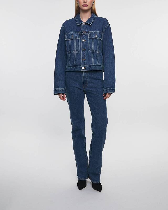 KHAITE Jacka Saunder Denim Bone M