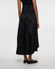 Ganni Skirt Duchesse Nylon Long Pocket Black 34
