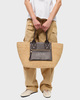 Ganni Bag Easy Shopper Medium Raffia Ljusbrun ONESIZE