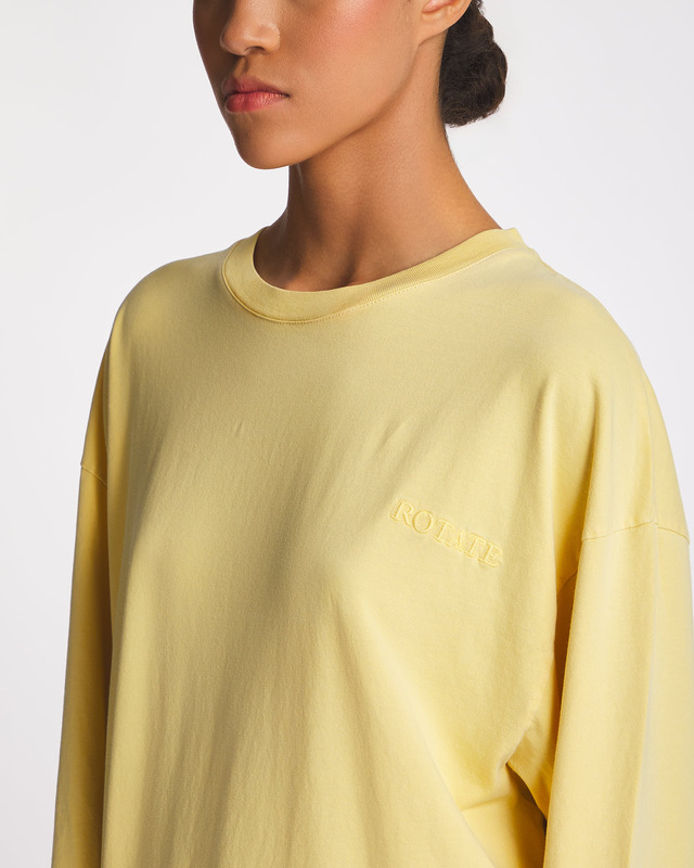 ROTATE Birger Christensen T-shirt Long Sleeved Guld M