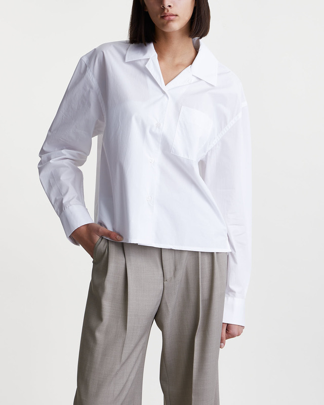 Filippa K Shirt Cropped Poplin WAKAKUU