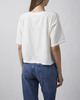 Anine Bing T-skjorte Johnny Cropped Ecru XS