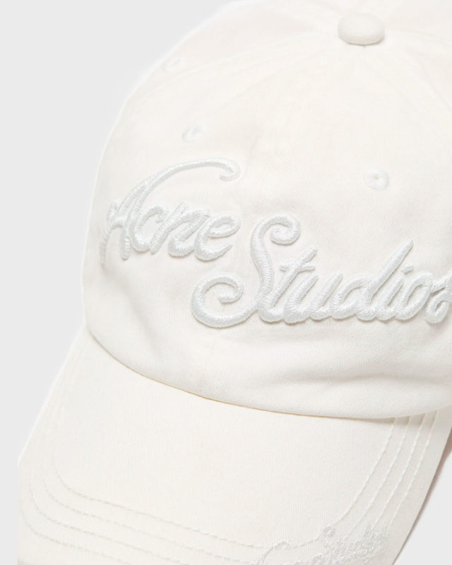 Acne Studios Cap 3D Logo White ONESIZE