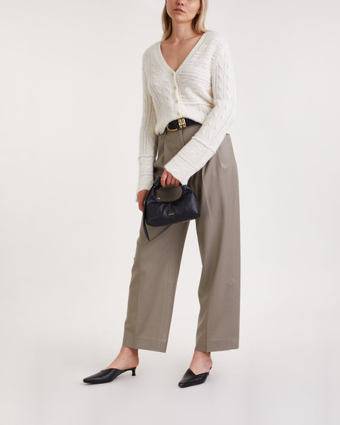 Cardigan Cable Knit Vit 2