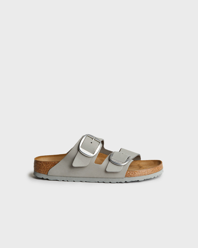 Birkenstock Slippers Arizona Big Buckle LENB Grå EUR 42