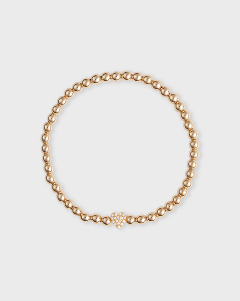 Armband Gold Heart Guld ONESIZE 1