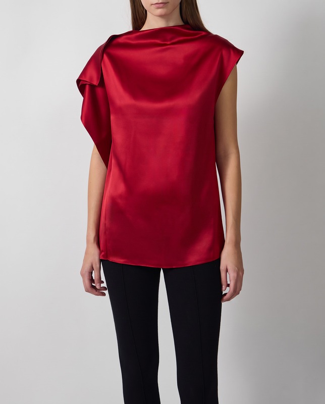 Sportmax Vest Woven Ruby IT 42 (EUR M)
