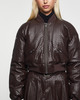 ROTATE Birger Christensen Jacket Cropped Puffer Brun 38