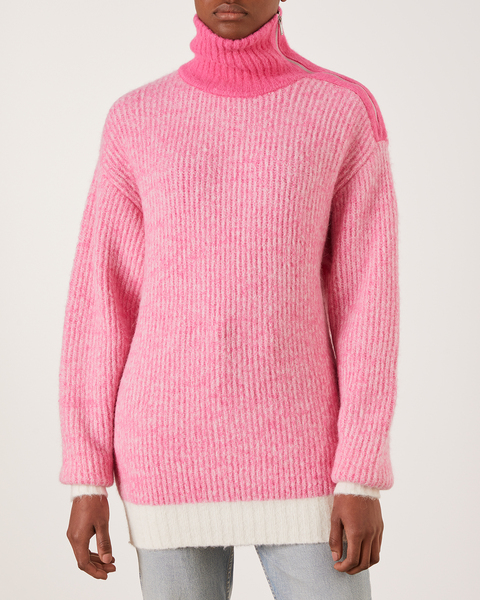 Sweater Soft Wool Knit Pink 1