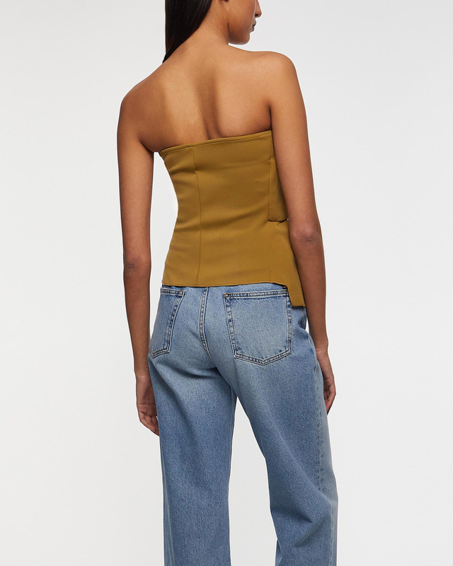 Dagmar Top Sculpted Tube Brun 38