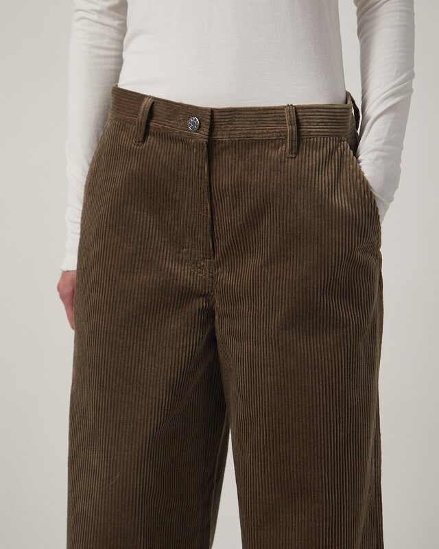Filippa K Trousers Wide Leg Corduroy  Beige/grå 34