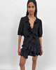 Rodebjer Bluse Xilla Fluid Solid Black S