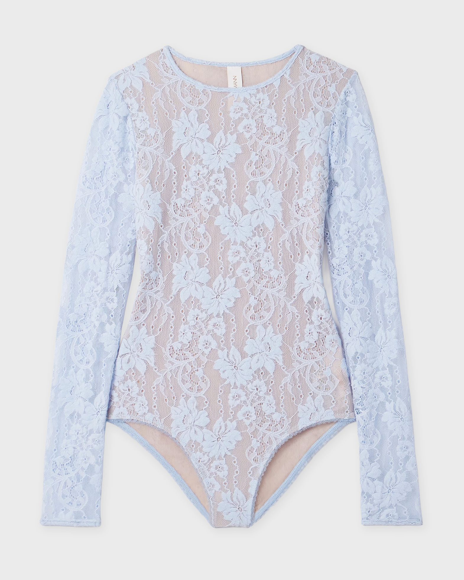 Zimmermann Bodysuit Lace In Blue