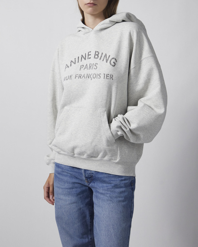 Anine Bing Hettegenser Harvey Paris Stencil Grey L
