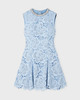 Self-Portrait Klänning Blue Flower Lace Mini Blå UK 10 (EUR 38)