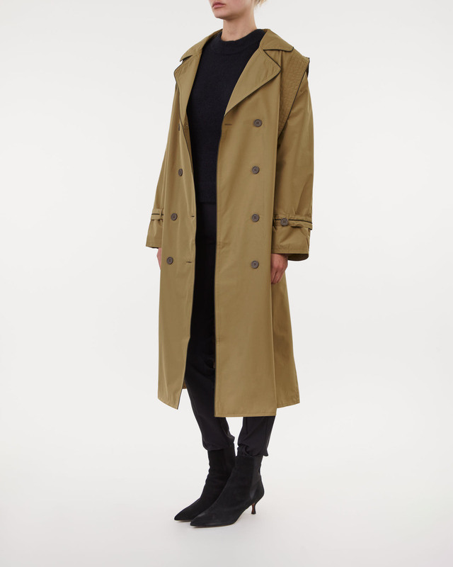 Gestuz Trenchcoat EvelynGZ Grön 40