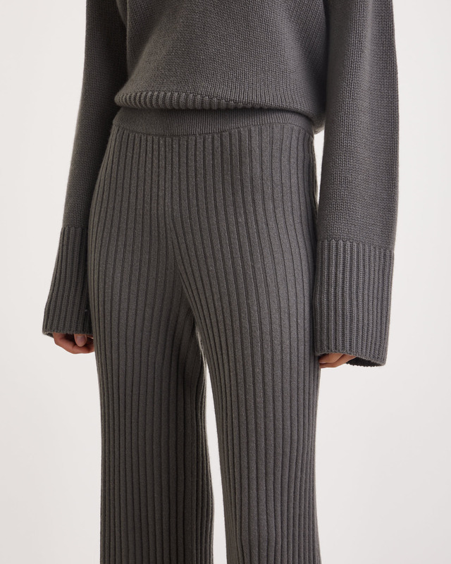 LISA YANG Byxor Delia Cashmere Grön 1 (S-M)