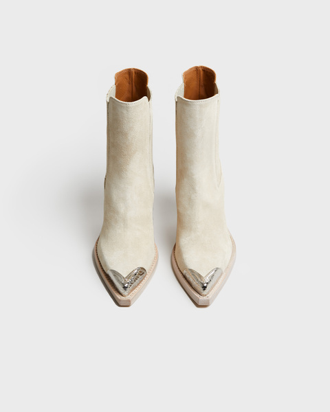 Boots Dallas Embellished Toe  Offwhite 2