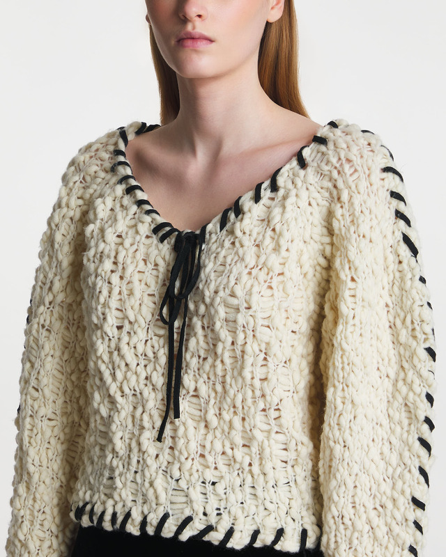 By Malene Birger Tröja Milea Vit L