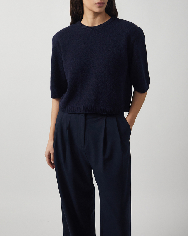 Wakakuu Icons Top Venice Wool Cashmere Navy XL