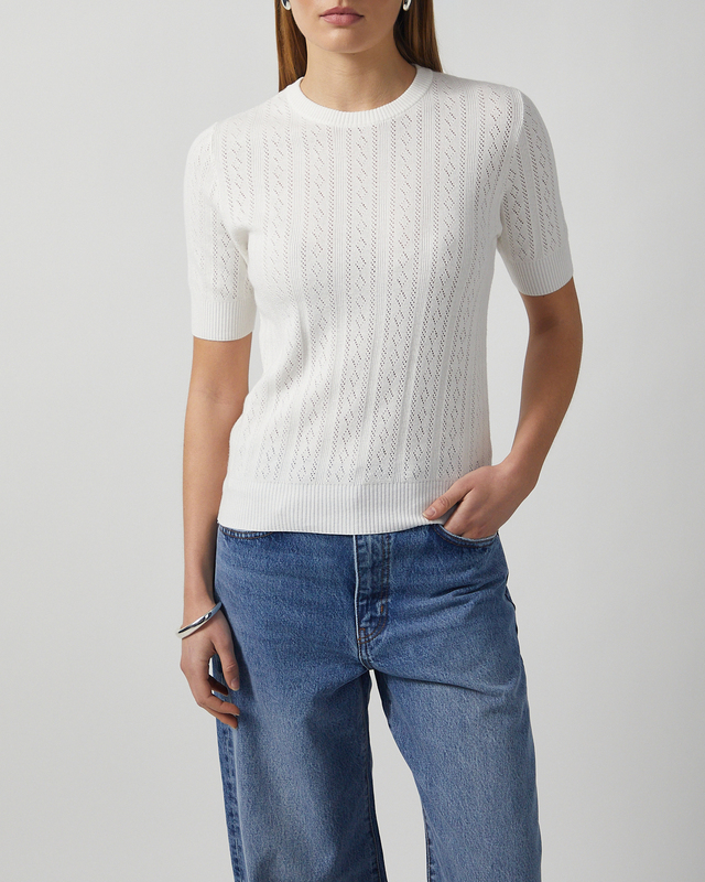 LISA YANG Sweater Nika Cashmere White 1 (S-M)