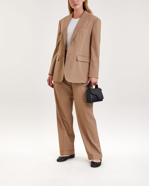 Blazer Relaxed Single Breatsed  Camel 2