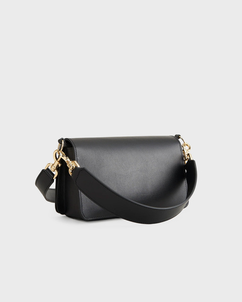 Väska Assisi Black Saffiano Svart ONESIZE 2