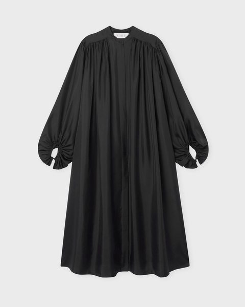 Dress Pleated Ramie  Black 1