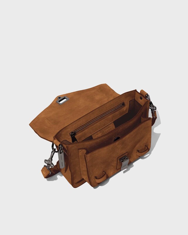 Proenza Schouler Väska Tiny Suede PS1 Valnöt ONESIZE