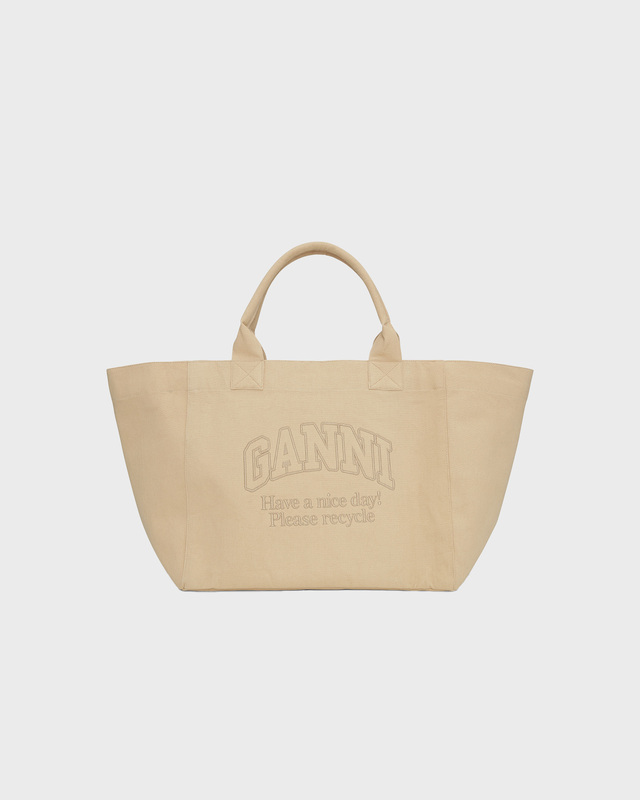 Ganni Bag Shopper XXL Almond ONESIZE