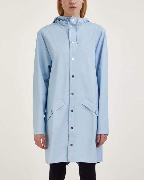 Long Rain Jacket Blå 1