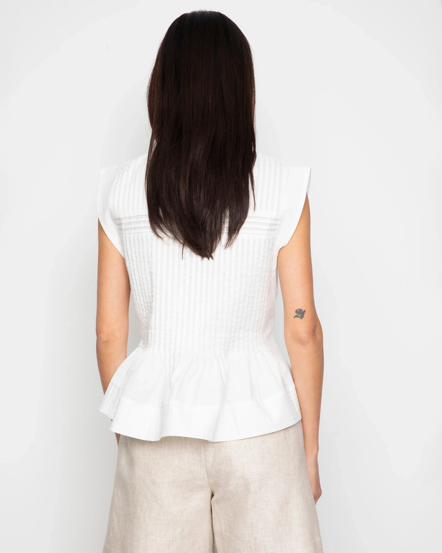 Camilla Pihl Topp Mavie White 34