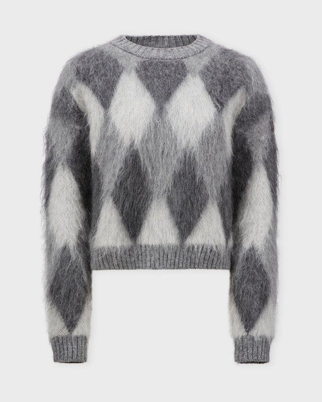 Moncler Tröja Wool & Mohair Jumper Svart XS