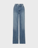 Frame Jeans Le Slim Palazzo Long Gossamer Washed Blue 28
